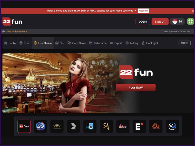 Deposits and Payment Methods at 22fun