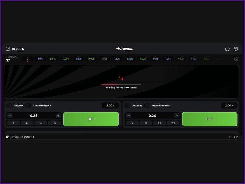 Risk-free demo mode in Astronaut