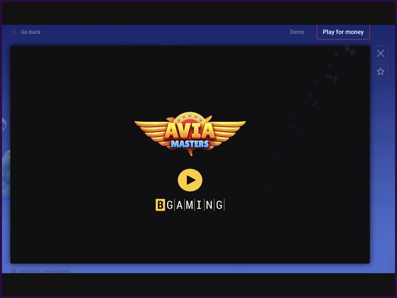 Ключевые характеристики игры Aviamasters