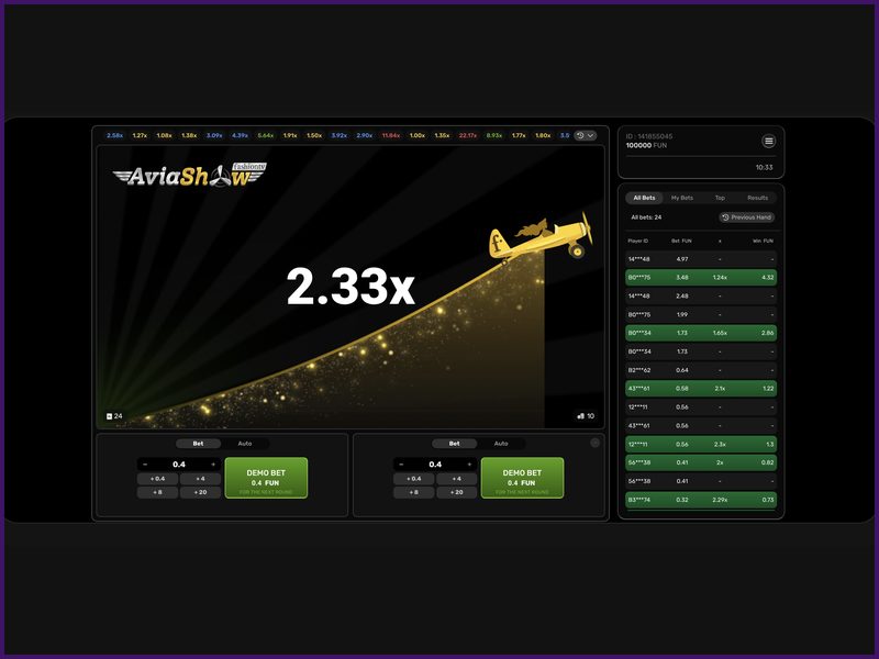 Step-by-step guide for Aviashow