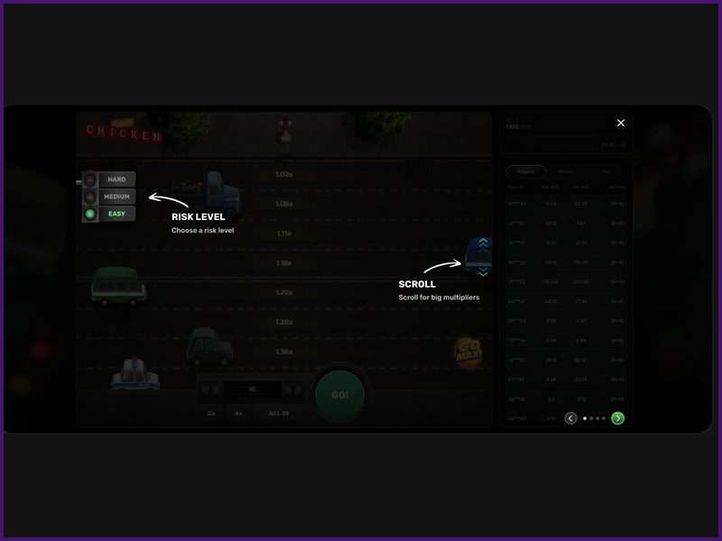 Additional features of the Aviashow game