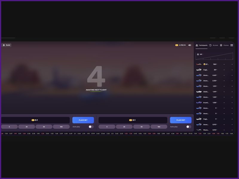 Instruções passo a passo para o jogo Aviatrix