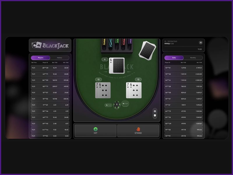 Switching to real-money play in Blackjack