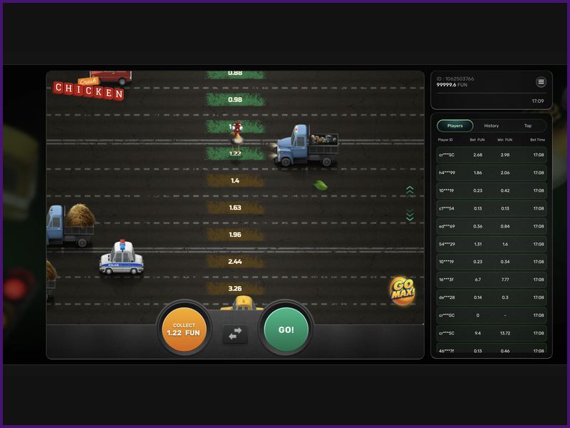 Betting System and Game Safety in Chicken Crash