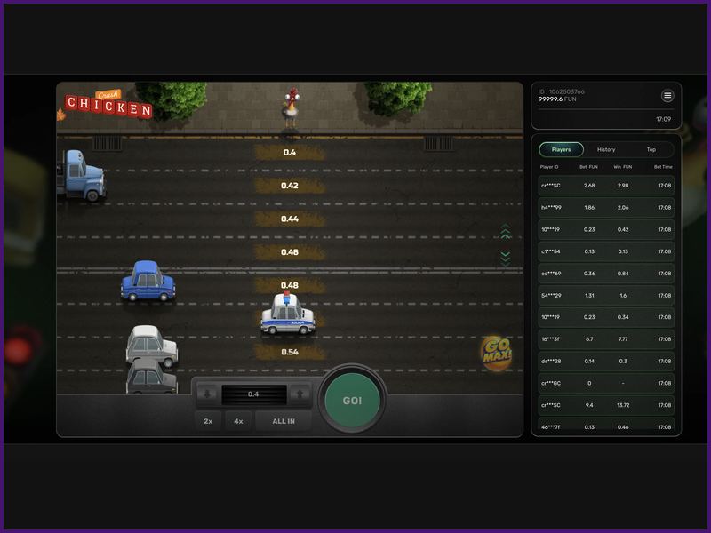 Who is Chicken Crash suitable for?