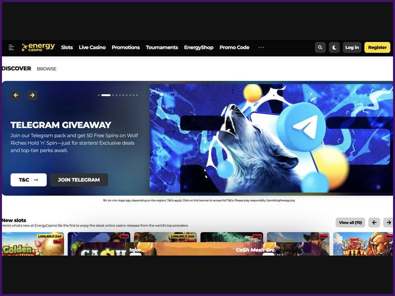 EnergyCasino Licenses and Security