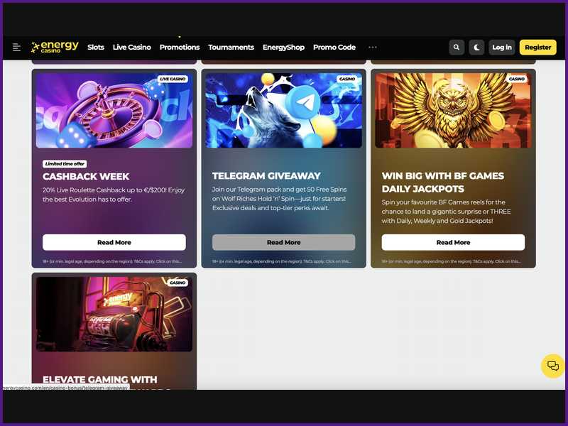 How to Sign Up at EnergyCasino