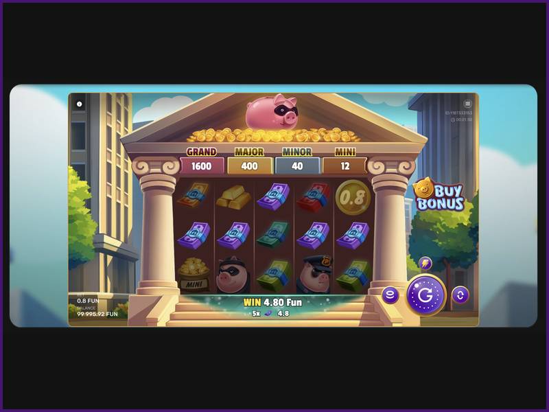 Fonctions bonus dans Gangsta Piggy