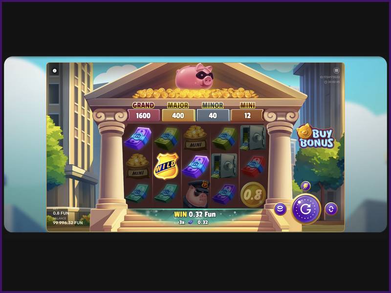 Les jackpots de la machine à sous Gangsta Piggy