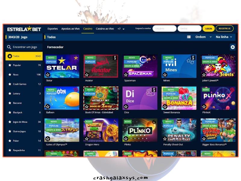 Comment jouer à la machine à sous Crash chez EstrelaBet