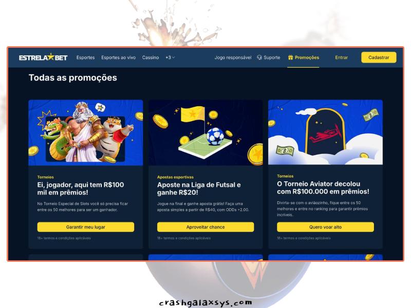 Bonus et promotions pour les amateurs de jeux de hasard au Casino EstrelaBet