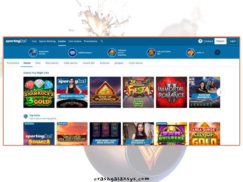 How to play Crash slot at SportingBet