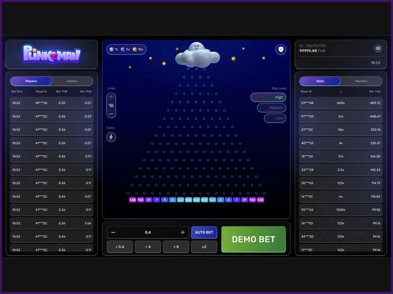 Built-in hints in Plinkoman
