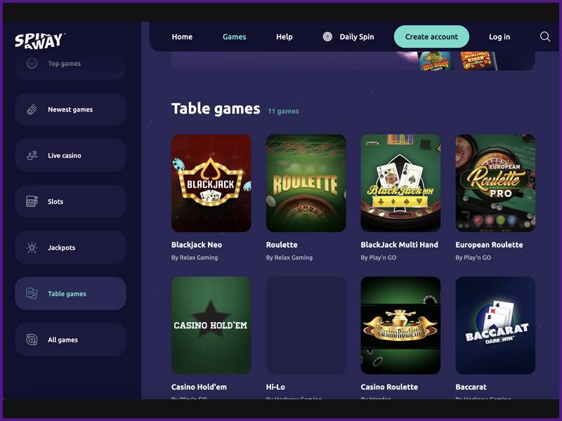 Advantages of the SpinAway Casino platform