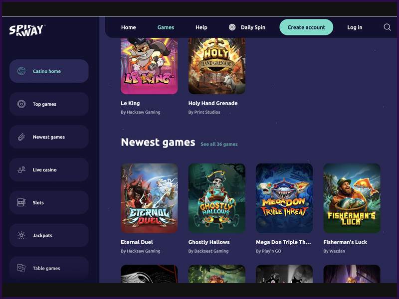 Playing SpinAway on mobile devices