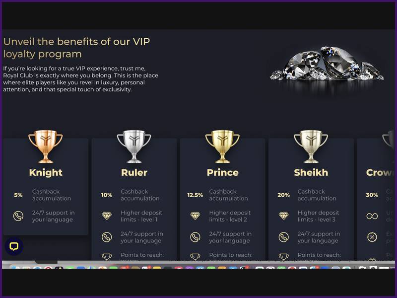 Bonus offers for the Crash game